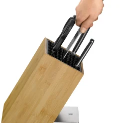 WMF Spitzenklasse Plus Messer-Vorteils-Set* mit FlexTec Messerblock für die asiatische Küche, 6-teilig| Messerblöcke|Messersets