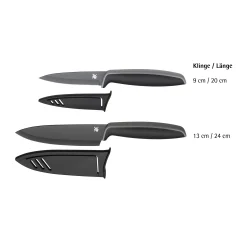 WMF Touch Messer-Set, 2-teilig, Schwarz| Messersets