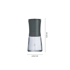 WMF Trend Gewürzmühlen-Set, 2-teilig, grau| Salz- & Pfeffermühlen|Gewürzmühlen