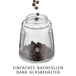 WMF Trend Gewürzmühlen-Set, 2-teilig, grau| Salz- & Pfeffermühlen|Gewürzmühlen