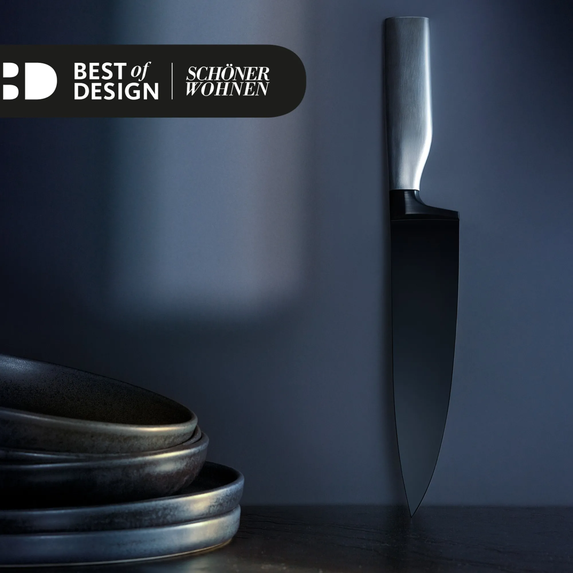 WMF Ultimate Black Kochmesser, 20 cm| Kochmesser