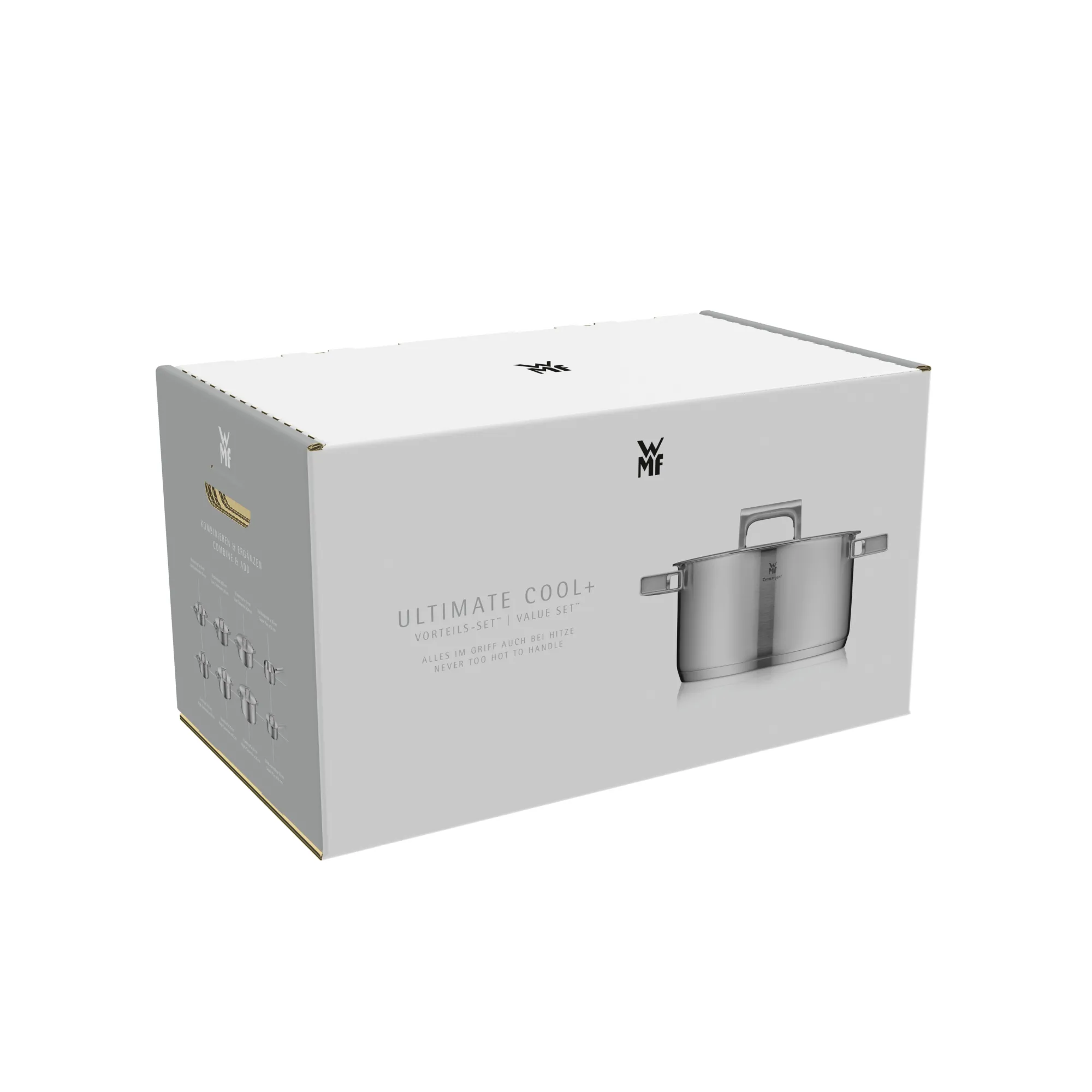 WMF Ultimate Cool+ Bratentopf mit Deckel, 16 cm| Bratentöpfe