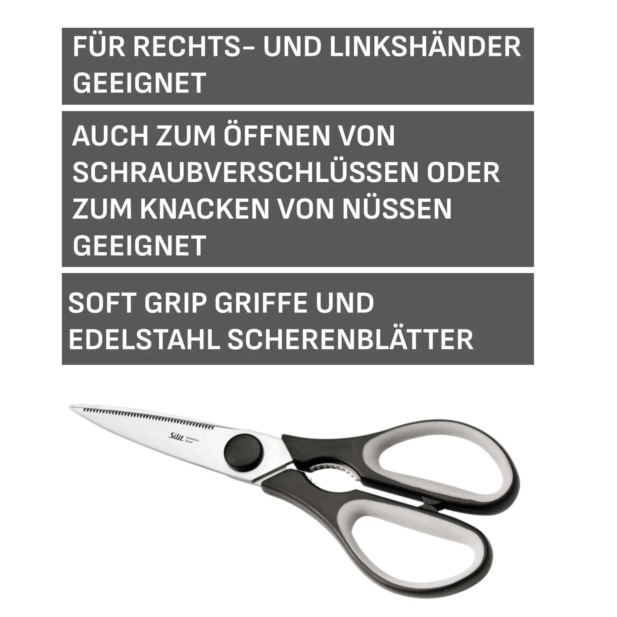 WMF Varieta Küchenschere, 21 cm| Scheren