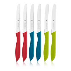 WMF Vespermesser-Set, 6-teilig, Bunt| Weitere Küchenmesser|Käsemesser