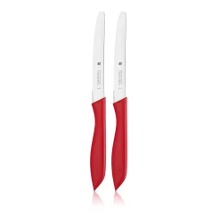 WMF Vespermesser-Set, 2-teilig, Rot| Weitere Küchenmesser|Käsemesser