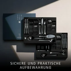 WMF Virginia Besteck-Set, 66-teilig, Cromargan protect®| Besteck-Sets