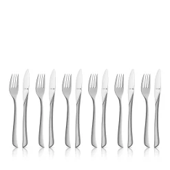WMF Virginia Dessertbesteck-Set, 12-teilig, Cromargan protect®| Besteck-Sets