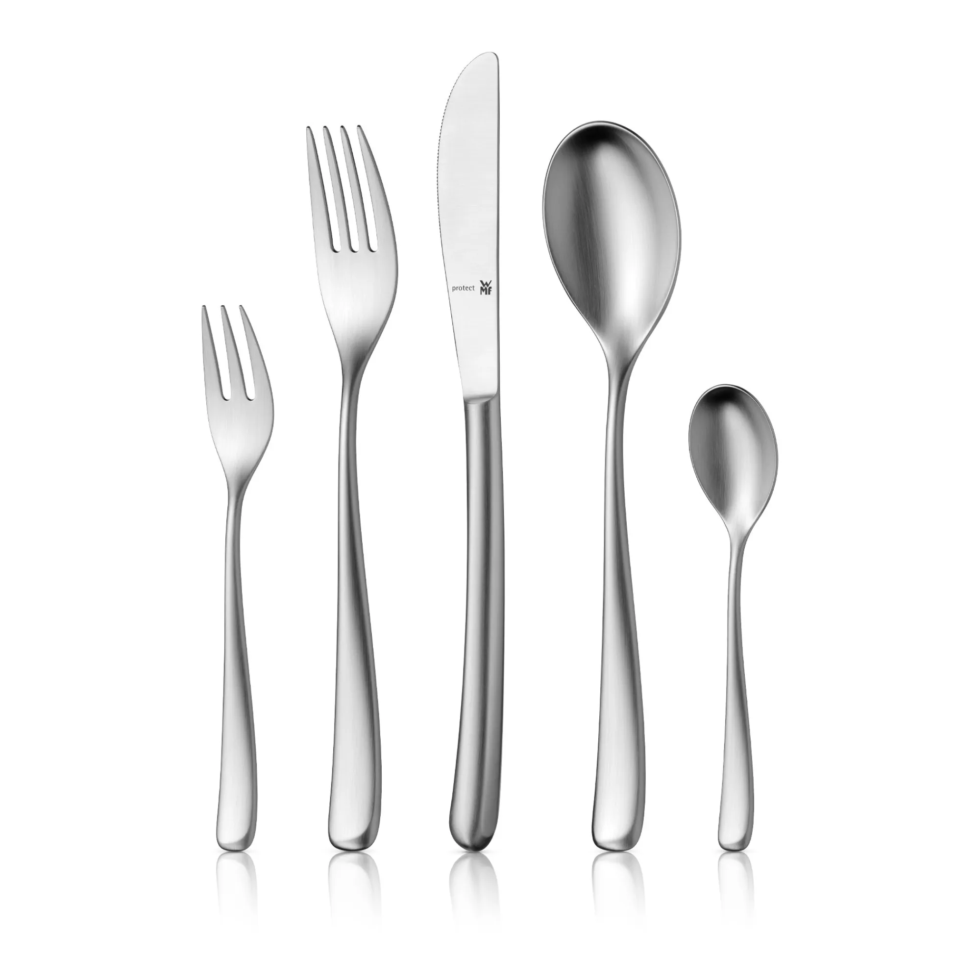 WMF Vision Besteck-Set, 30-teilig, Cromargan protect®| Besteck-Sets