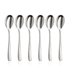 WMF Vision Espressolöffel-Set, 6 Stück, Cromargan protect®| Löffel
