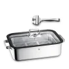 WMF Vitalis Aroma-Dampfgarer 6,5 l mit Spargelzange| Dampfgarer