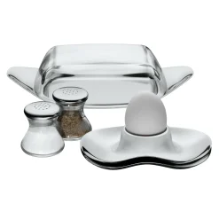 WMF Wagenfeld Butterdose, 22 x 11 cm| Butterdosen