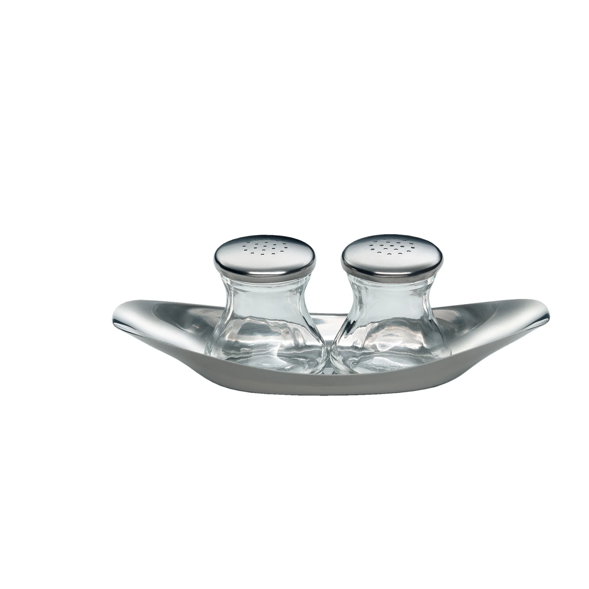 WMF Wagenfeld Salz- und Pfefferstreuer-Set, 3-teilig| Salz- & Pfefferstreuer