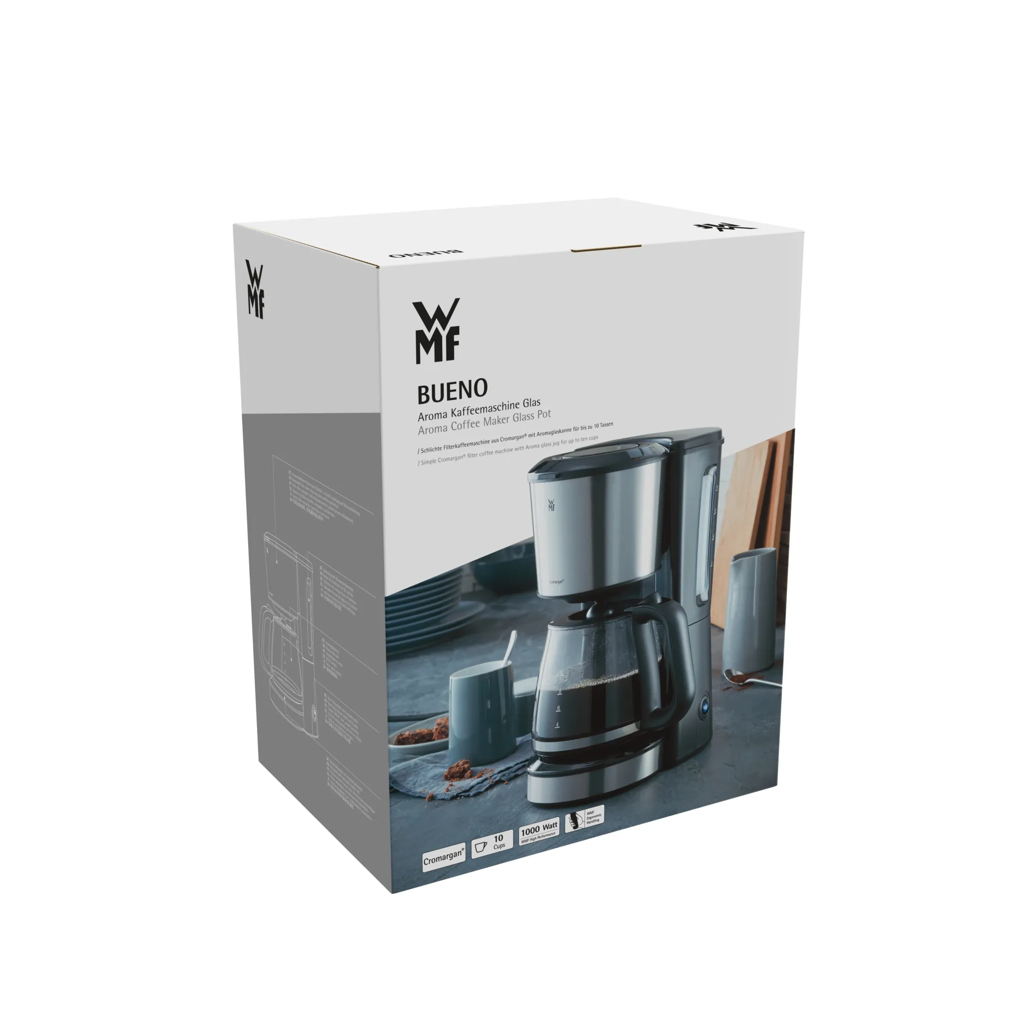 WMF Bueno Aroma Kaffeemaschine Glas| Filterkaffeemaschinen