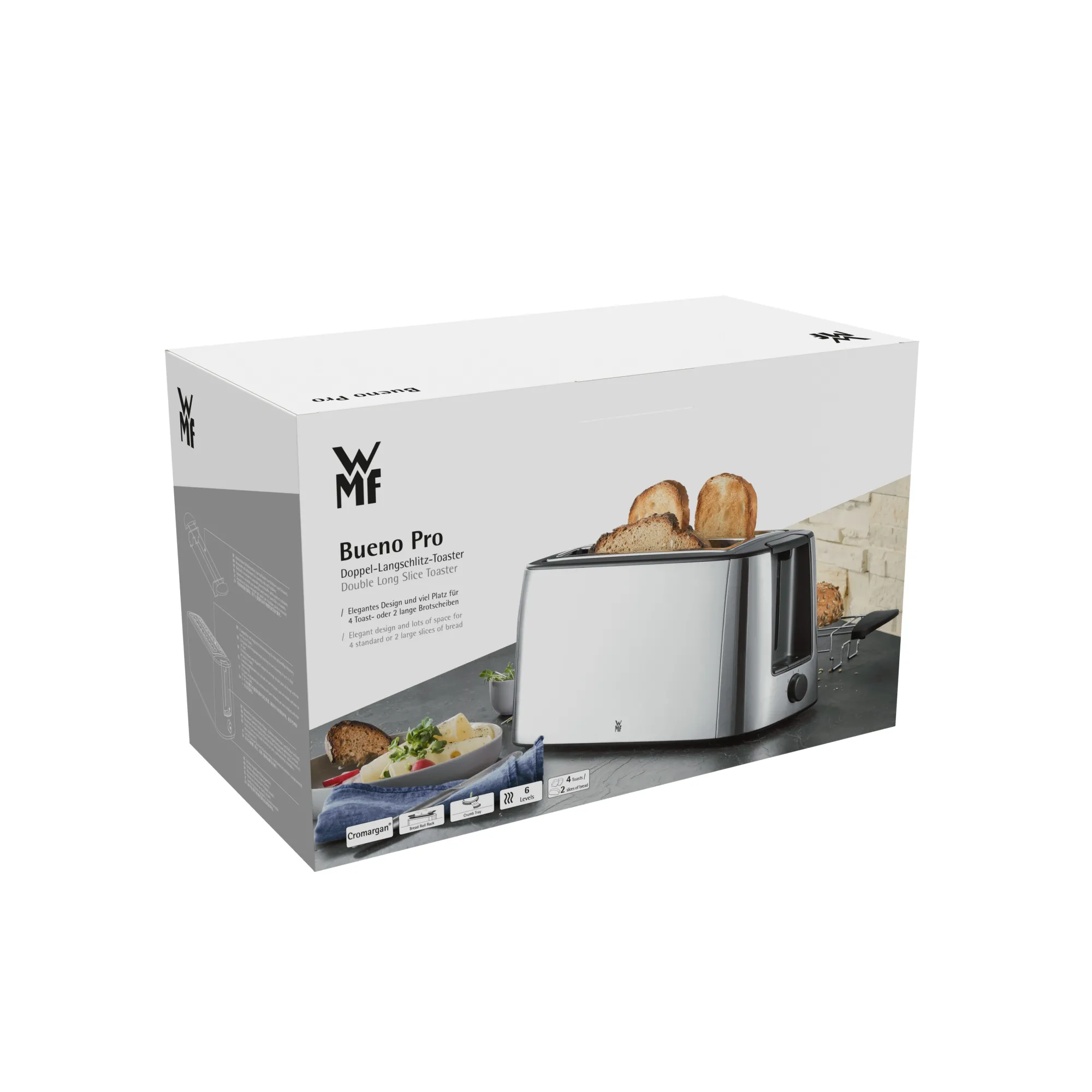 WMF Bueno Pro Doppel-Langschlitz-Toaster| Toaster