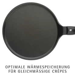 WMF Devil Crêpes-Pfanne mit Teigverteiler und Wender, 27 cm| Küchenutensilien|Pfannen-Sets
