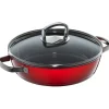 WMF Fusiontec Mineral Roasting Pan 28cm Red with lid| Schmorpfannen|Pfannen Mit Deckel