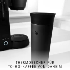 WMF KÜCHENminis Aroma Kaffeemaschine Thermo to go, Deep Black| Filterkaffeemaschinen