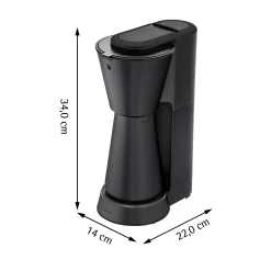WMF KÜCHENminis Aroma Kaffeemaschine Thermo to go, Deep Black| Filterkaffeemaschinen