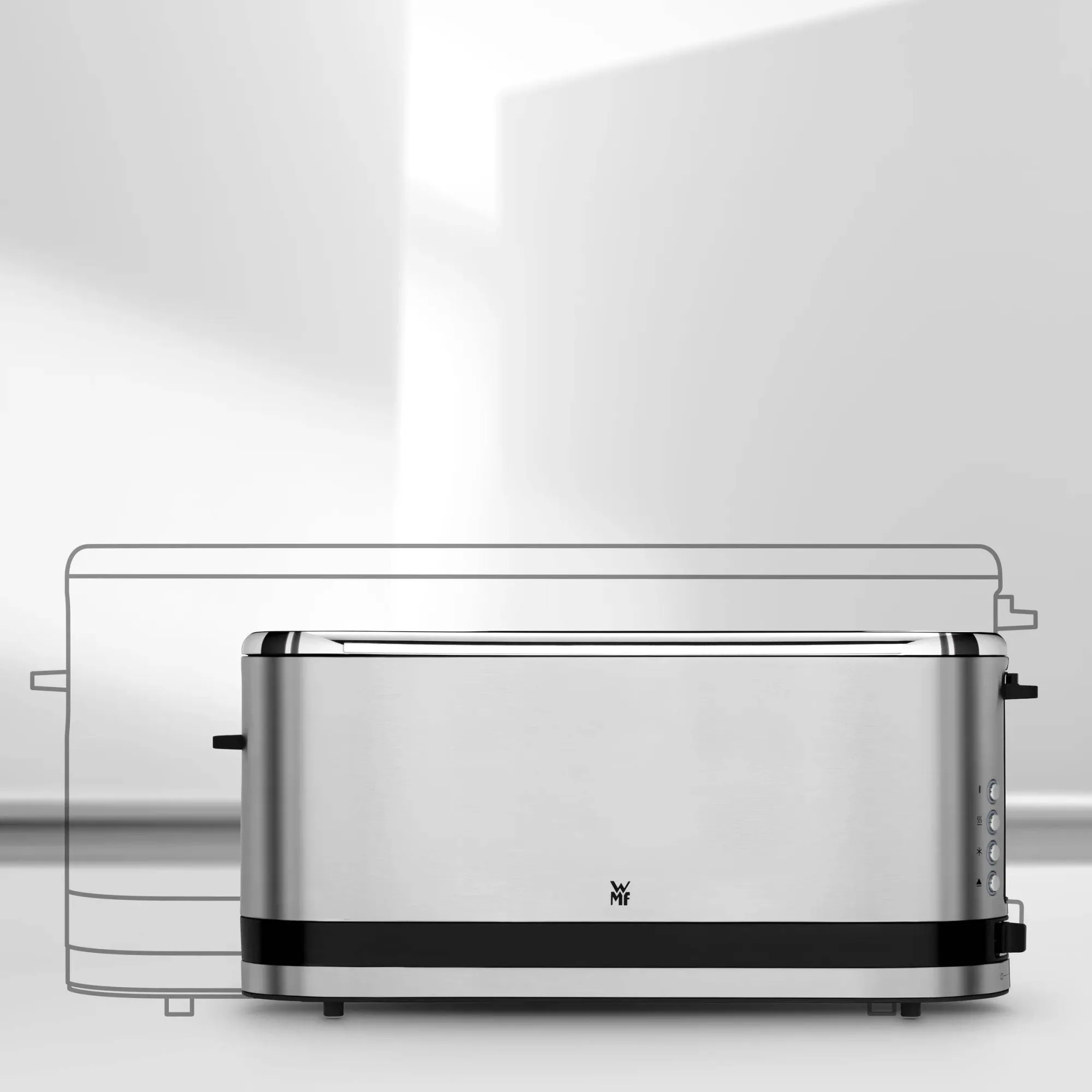 WMF KÜCHENminis Langschlitz-Toaster| Toaster