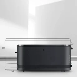 WMF KÜCHENminis Langschlitz-Toaster, Deep Black| Toaster