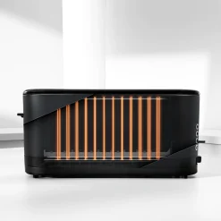 WMF KÜCHENminis Langschlitz-Toaster, Deep Black| Toaster