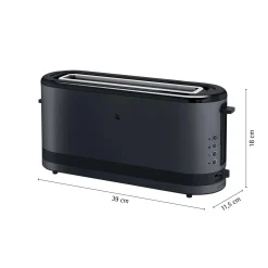 WMF KÜCHENminis Langschlitz-Toaster, Deep Black| Toaster