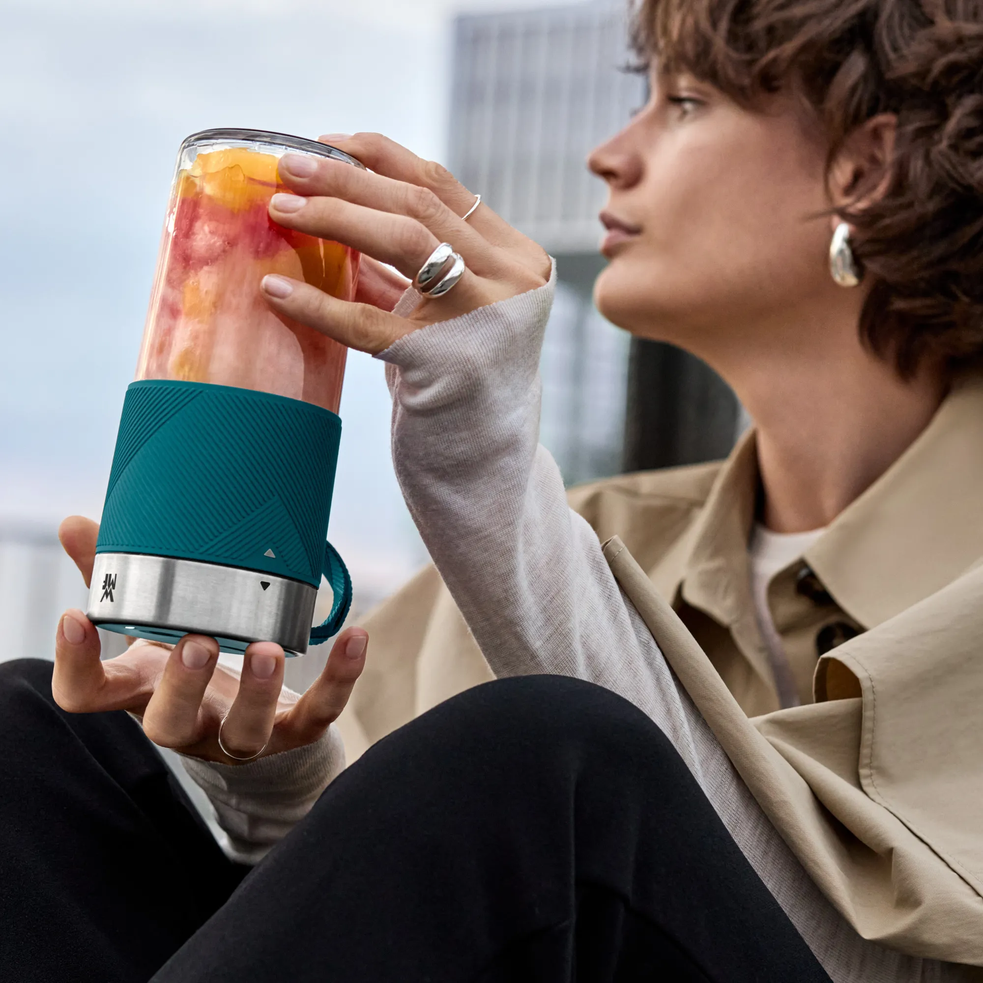 WMF KÜCHENminis Mix on the go, Petrol| Mixer
