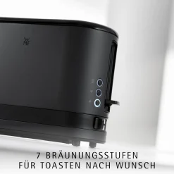 WMF KÜCHENminis 1-Scheiben-Toaster, Deep Black| Toaster