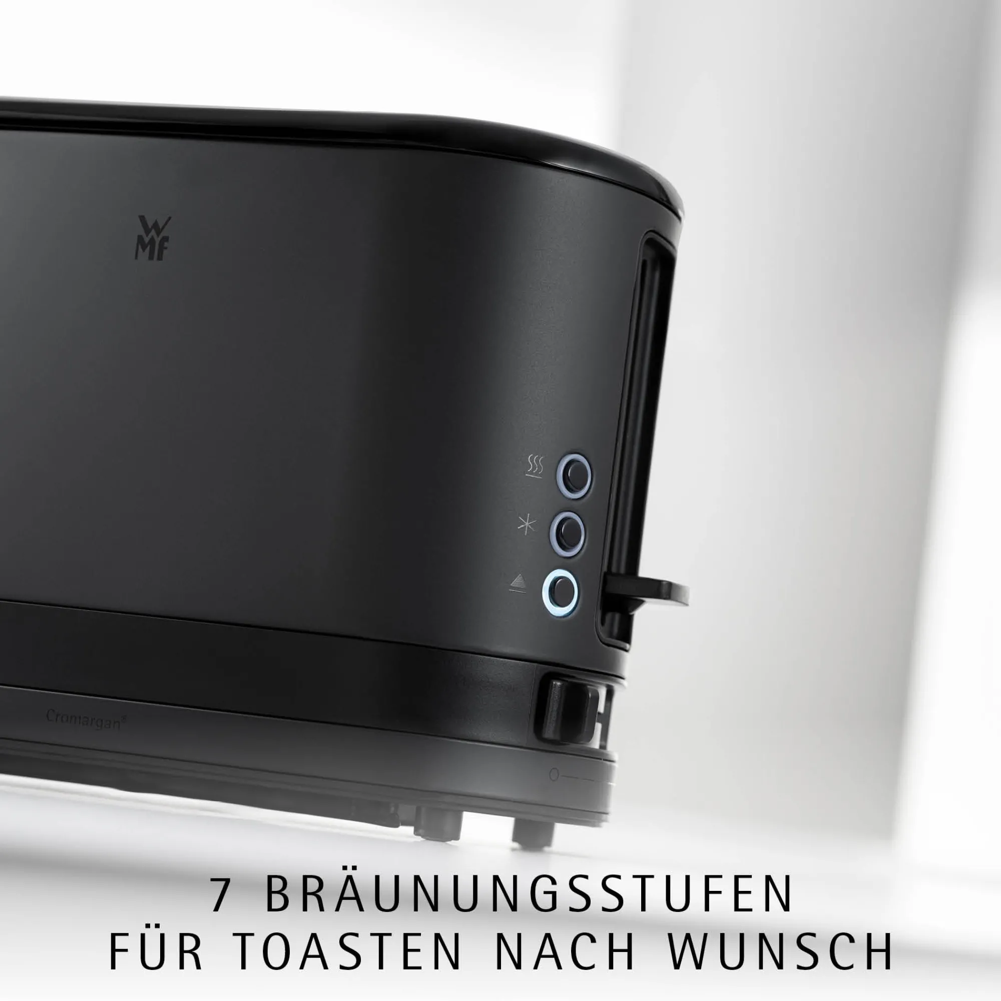 WMF KÜCHENminis 1-Scheiben-Toaster, Deep Black| Toaster