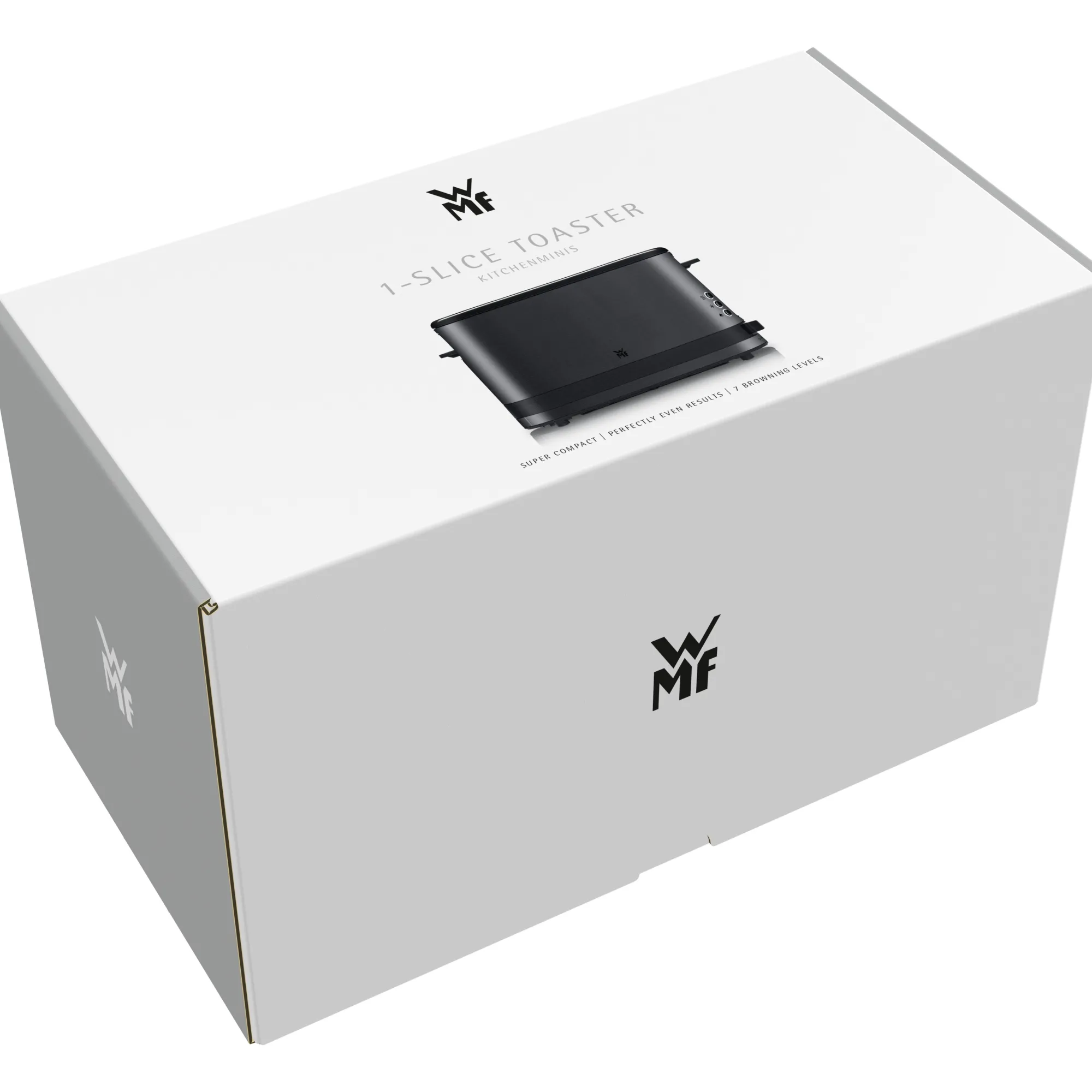 WMF KÜCHENminis 1-Scheiben-Toaster, Deep Black| Toaster