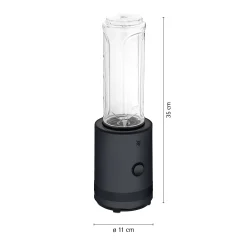 WMF KÜCHENminis Smoothie-to-go, Deep Black| Mixer