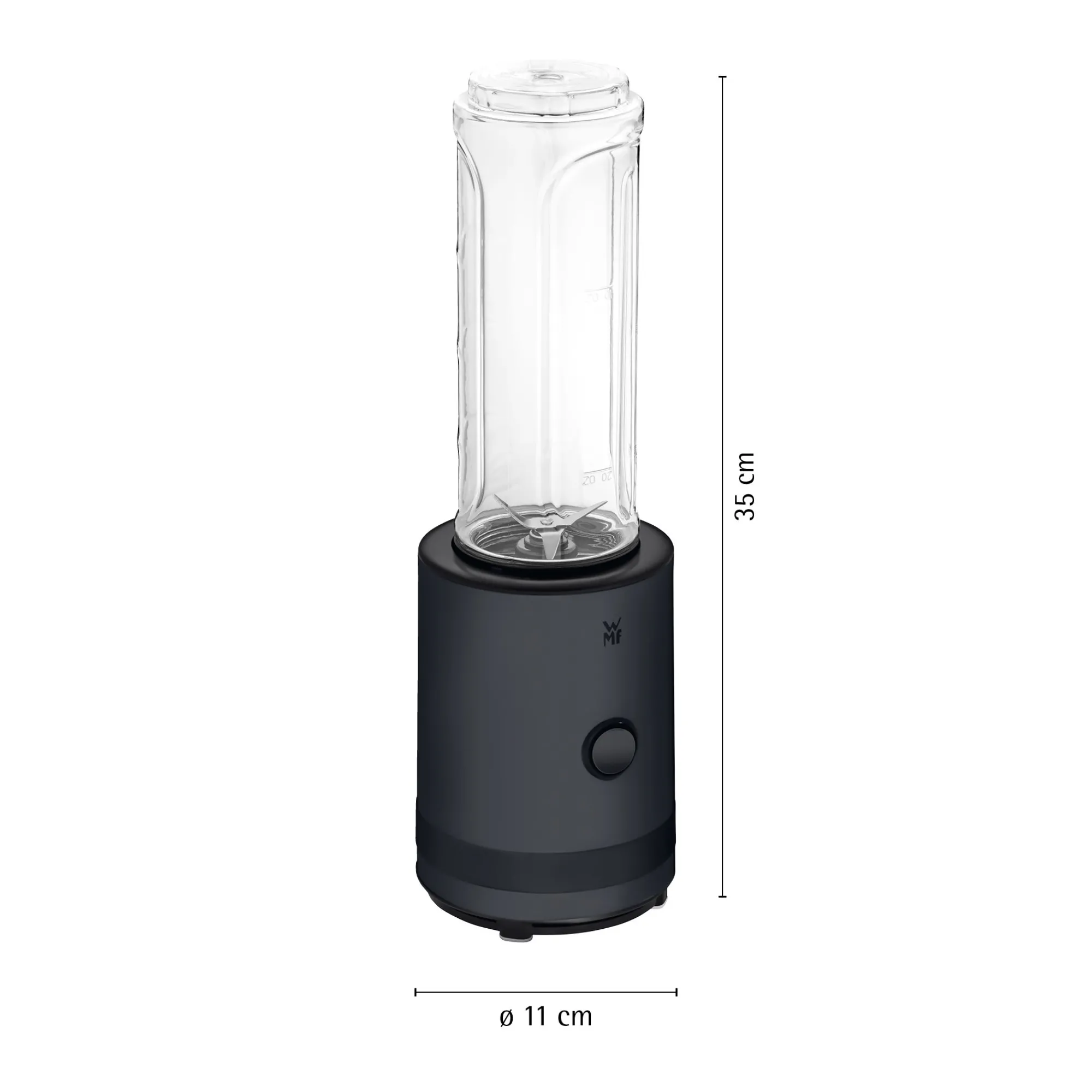 WMF KÜCHENminis Smoothie-to-go, Deep Black| Mixer