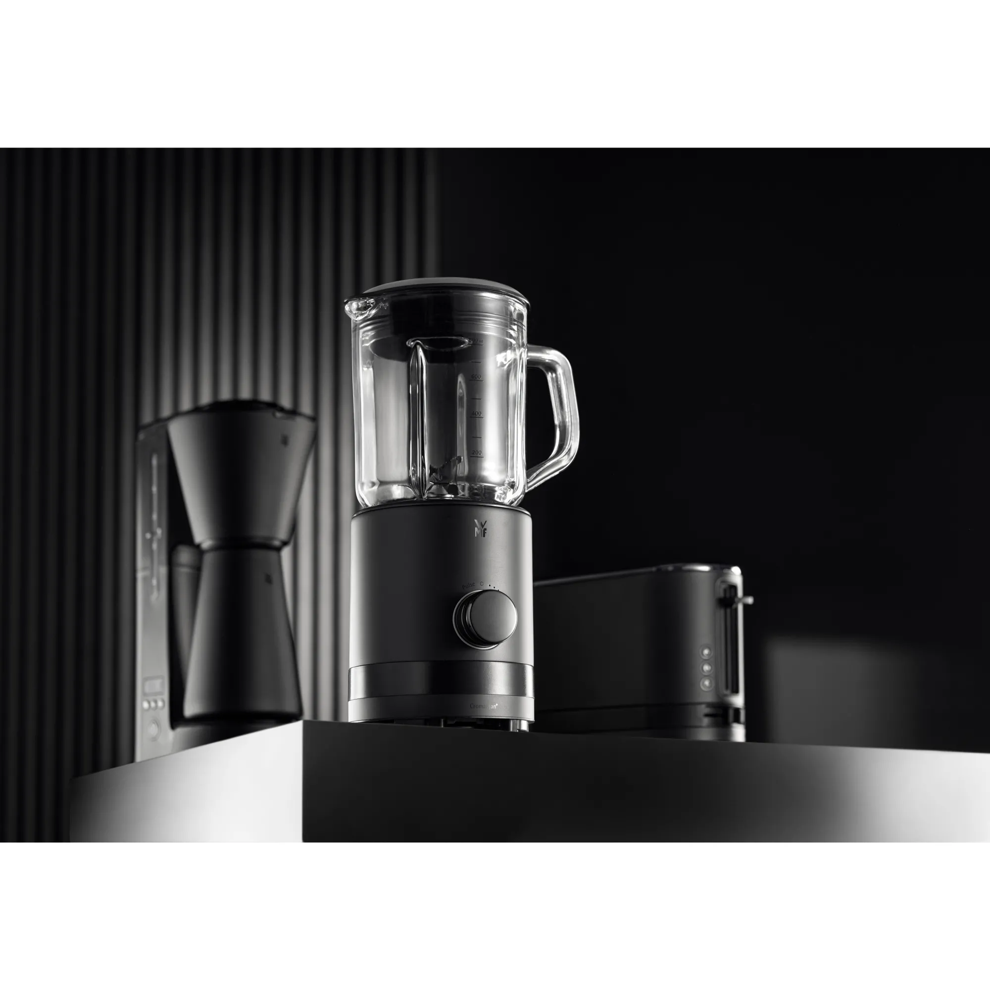 WMF KÜCHENminis Standmixer 0,8 L, Deep Black| Mixer