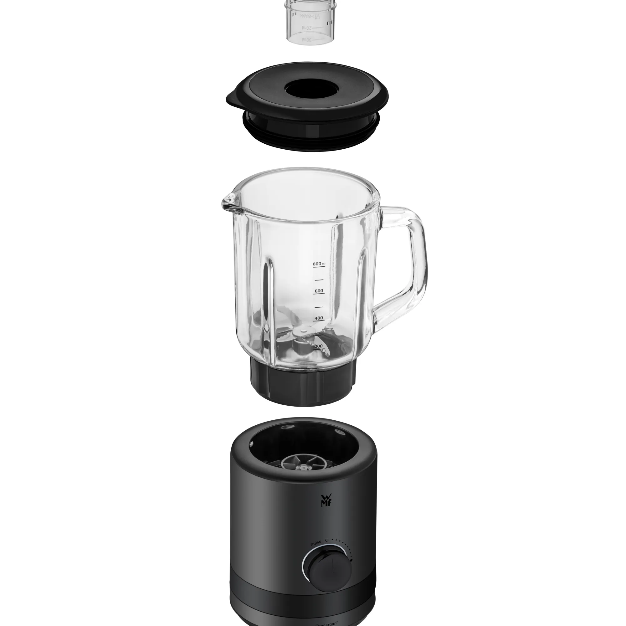 WMF KÜCHENminis Standmixer 0,8 L, Deep Black| Mixer