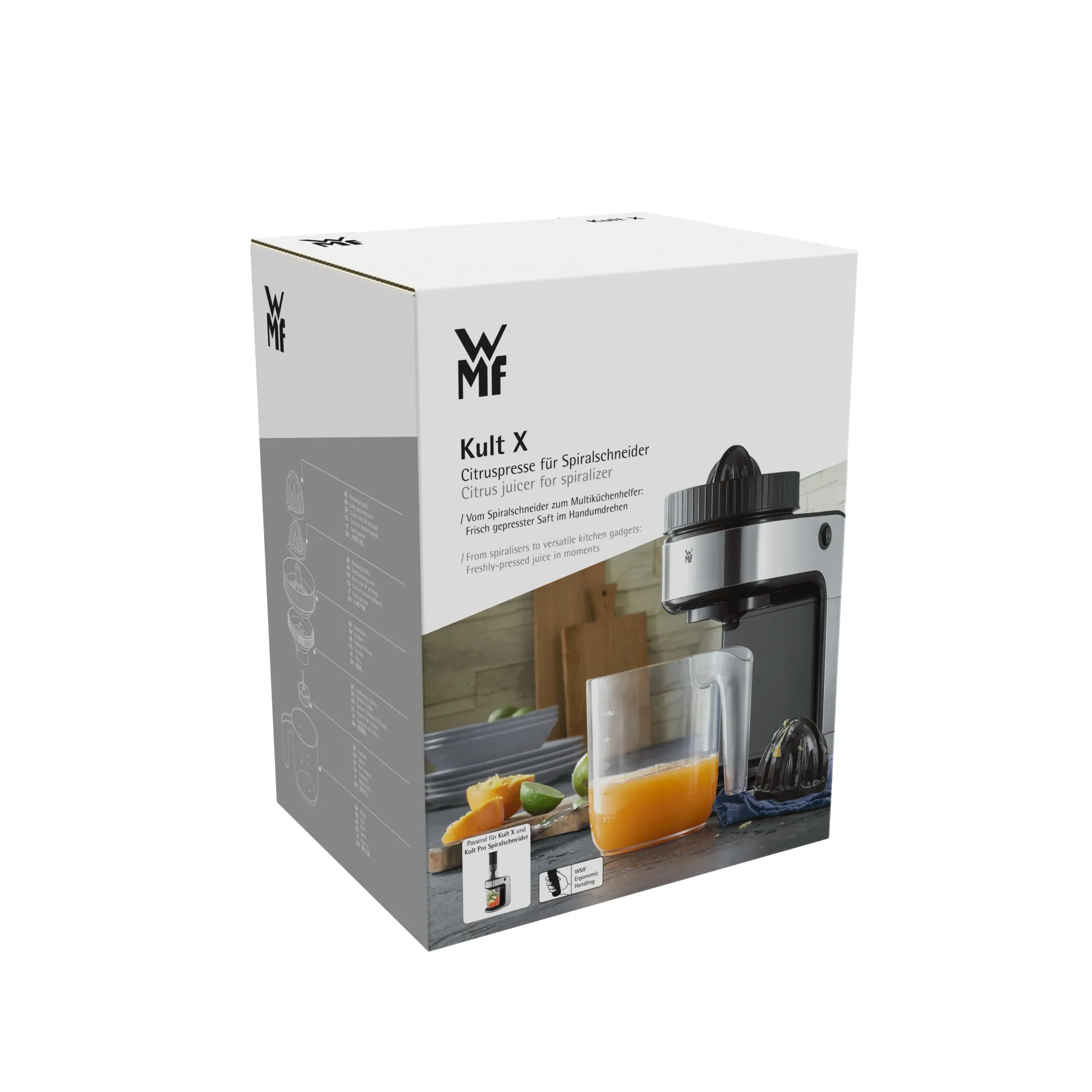 WMF Kult X Zitruspresse für Spiralschneider| Weitere Küchengeräte|Saft- & Zitruspressen