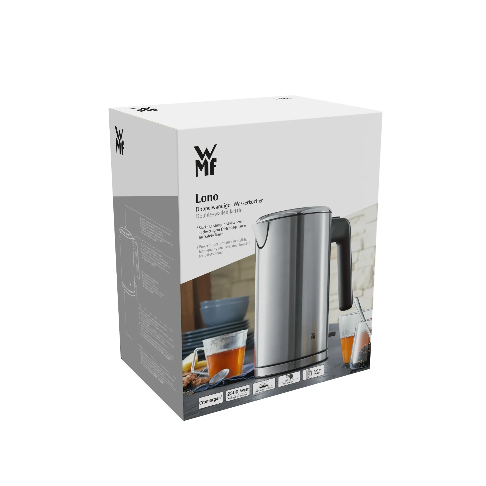 WMF Lono Doppelwandiger Wasserkocher| Wasserkocher