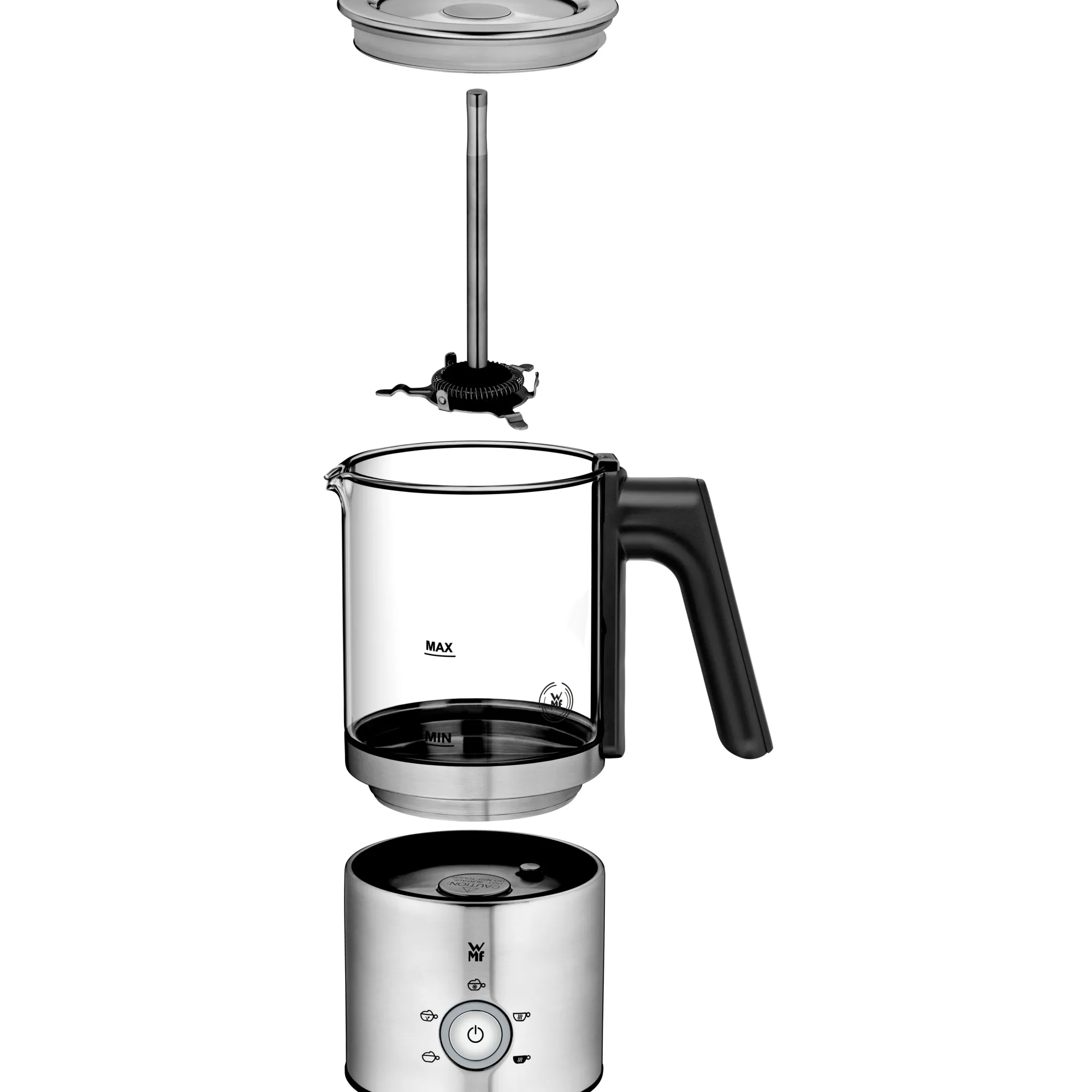 WMF Lono Glas-Milchaufschäumer| Milchaufschäumer