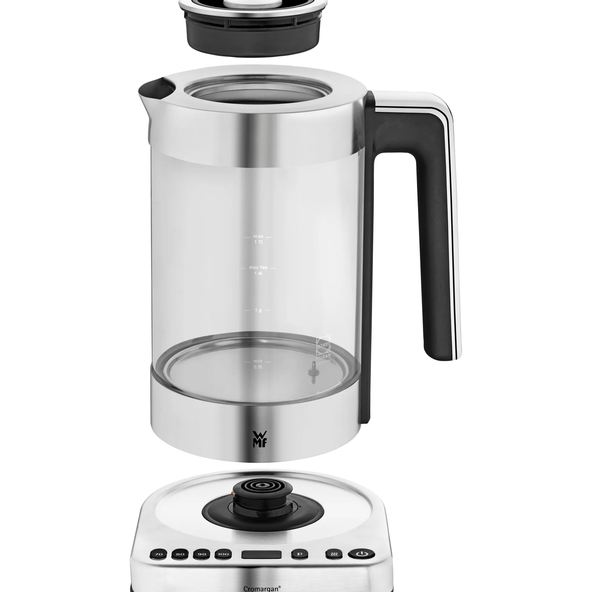 WMF Lono Tee- und Wasserkocher 2-in-1, 1,7 l| Wasserkocher|Weitere Küchengeräte