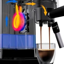 WMF Lumero Espresso Siebträgermaschine, Stone Grey| Siebträgermaschinen