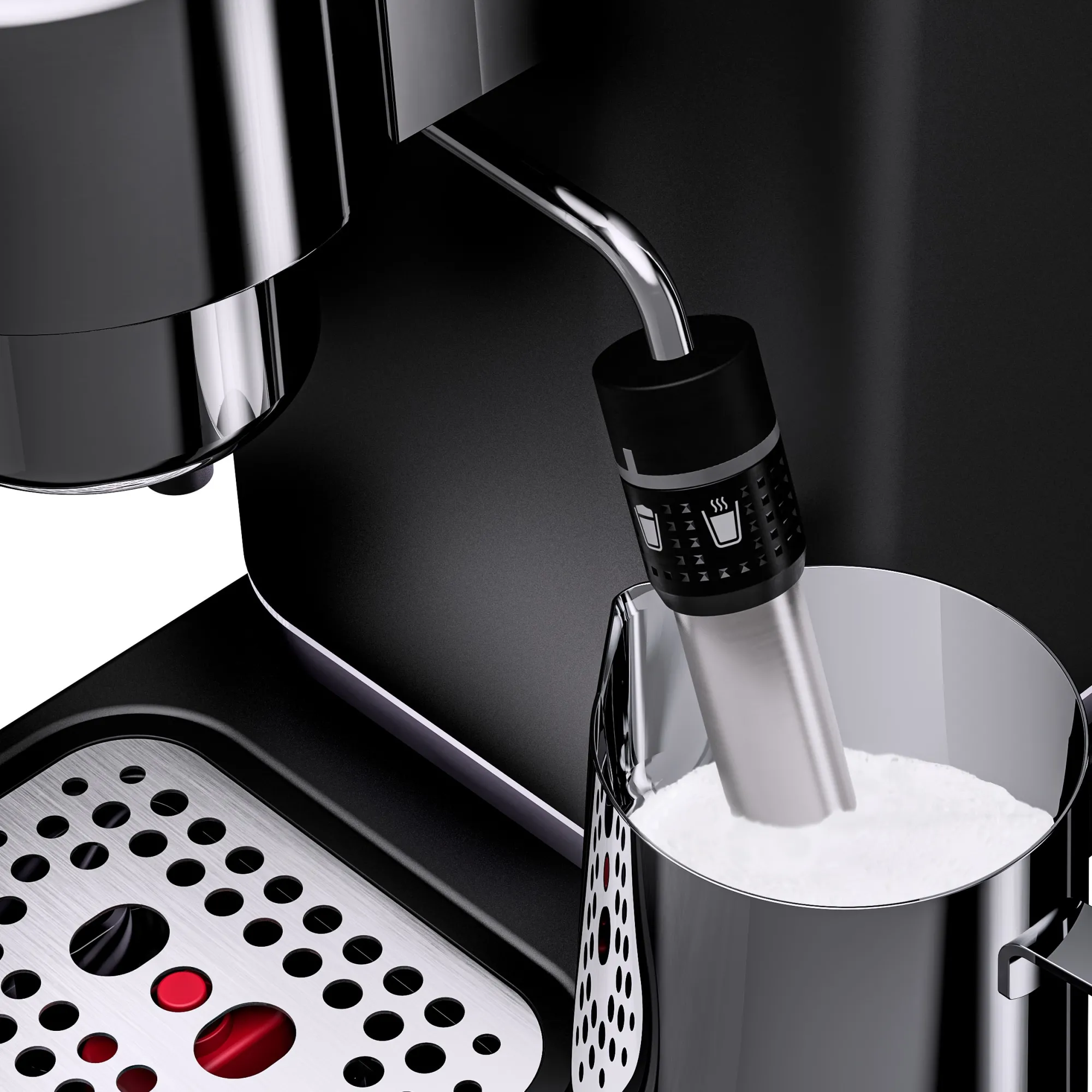 WMF Lumero Espresso Siebträgermaschine, Deep Black| Siebträgermaschinen