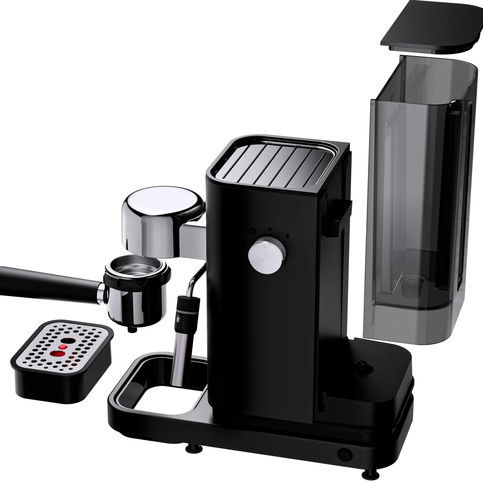 WMF Lumero Espresso Siebträgermaschine, Deep Black| Siebträgermaschinen