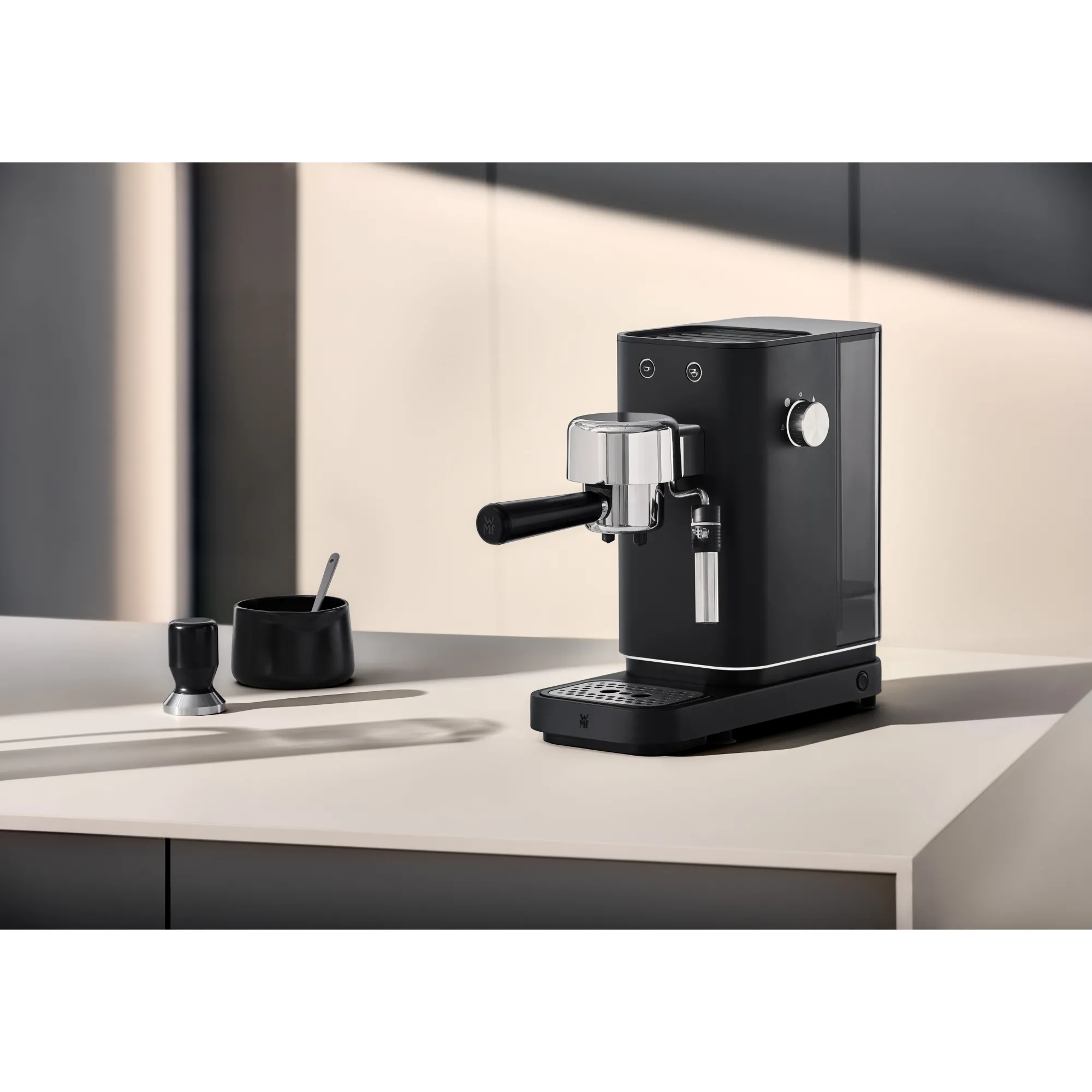 WMF Lumero Espresso Siebträgermaschine, Deep Black| Siebträgermaschinen