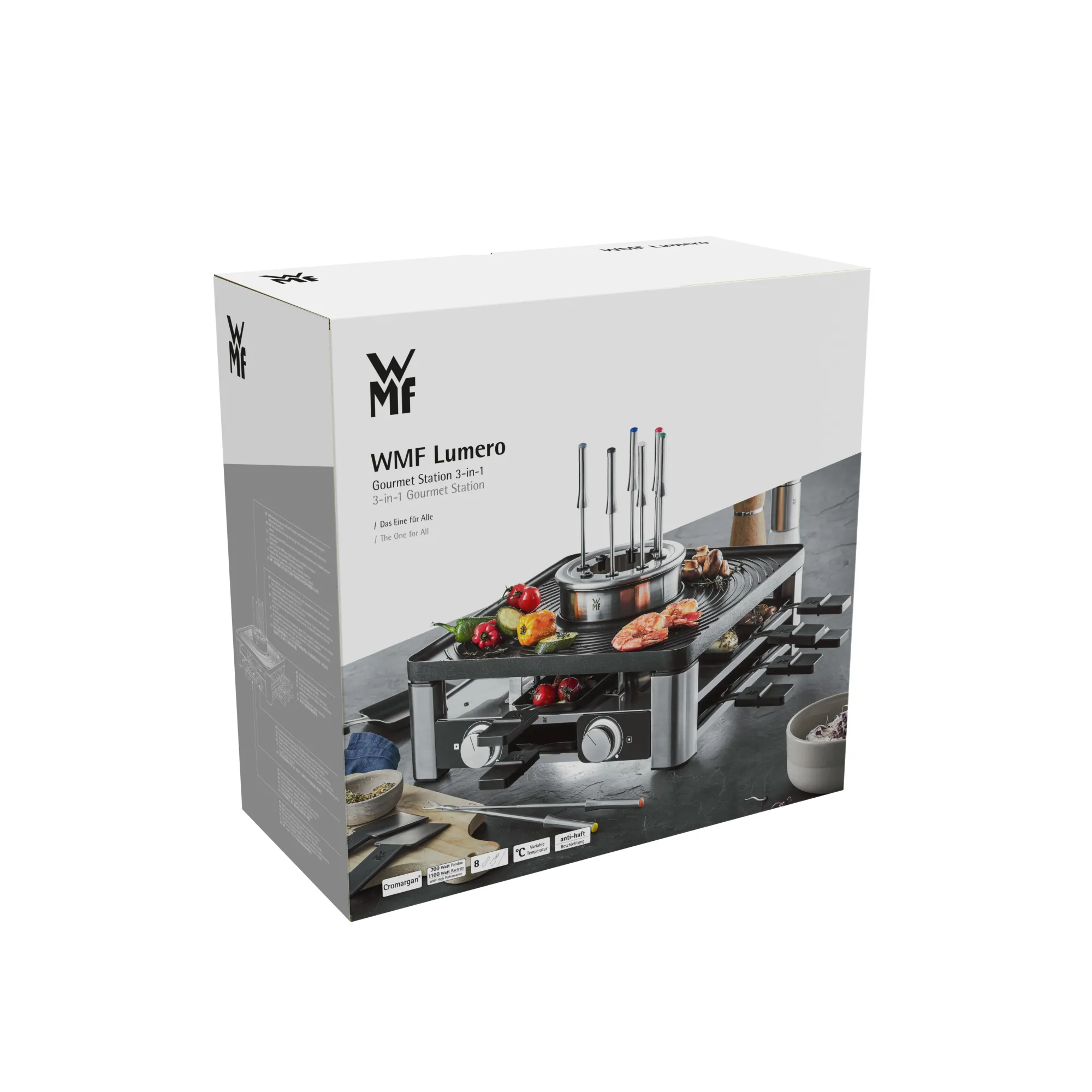 WMF Lumero Gourmet Station 3-in-1| Raclettes|Elektrogrills