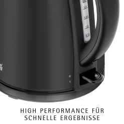 WMF Stelio Wasserkocher 1,7 L, Deep Black| Wasserkocher