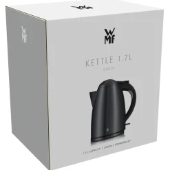WMF Stelio Wasserkocher 1,7 L, Deep Black| Wasserkocher