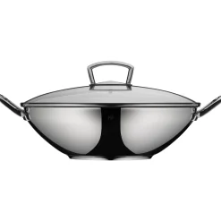 WMF Wok mit Glasdeckel, 36 cm| Woks|Pfannen Mit Deckel